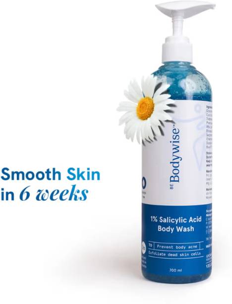 Be Bodywise 1% Salicylic Acid Body Wash | Exfoliates Reduces & Prevent Body Acne|Shower Gel