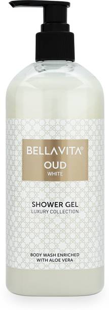 BELLAVITA OUD WHITE Body Wash|With Woody & Citrus Notes, helps in Skin Nourishment|