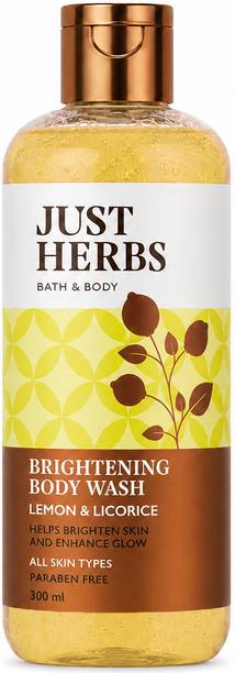 Just Herbs Vitamin C Brightening Body Wash With Lime and Liquorice