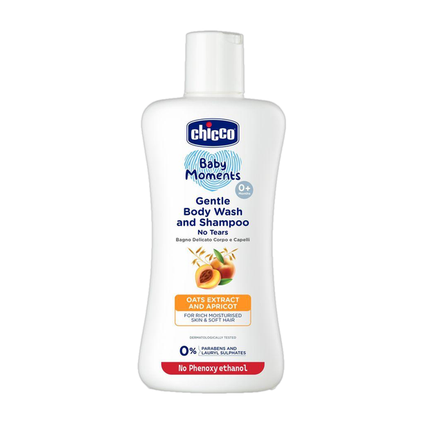 Chicco Gentle Body Wash And Shampoo, Paraben & Phenoxyethanol Free, 0M+