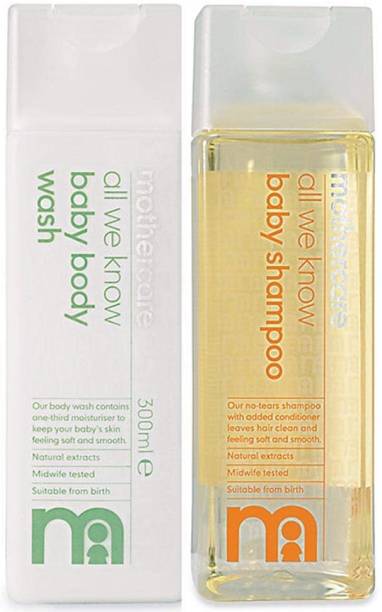 Mothercare All We Know Baby Body Wash & Baby Shampoo