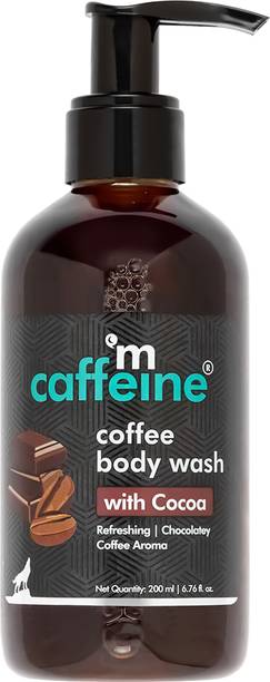 mCaffeine Coffee Cocoa Body Wash for D Tan, Get Glowing Skin & Refreshing Fragrance