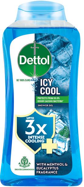 Dettol Icy Cool Body Wash Bottle for Men Goodness of Salicylic Acid |Menthol Freshness