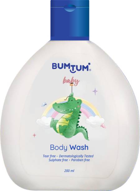 BUMTUM Baby Bodywash, No Tear, Paraben & Sulfate Free Top to Toe Wash