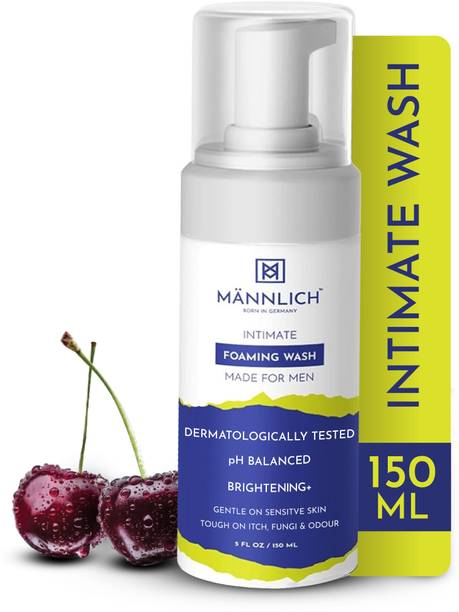 Mannlich pH Balanced Intimate Wash for Men | With Aloe Vera, Neem and Tea Tree Oil