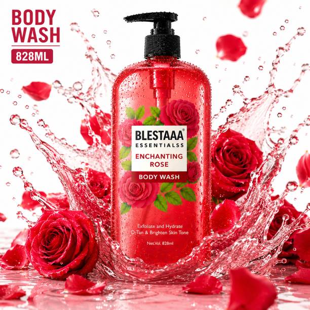 blestaaa essentialss Rose Body Wash for Gentle Cleansing, Nourished Skin & Daily Care Routine.|