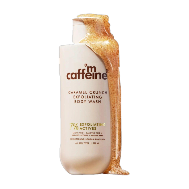 mCaffeine 1% Salicylic Acid Exfoliating Body Wash | Reduces Body Acne | For Men & Women