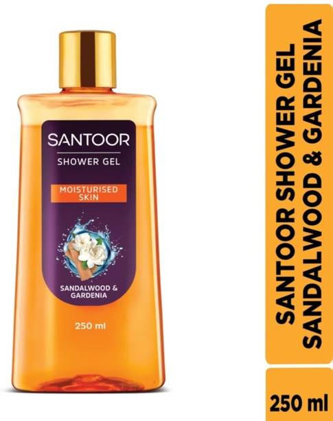 Santoor Shower Gel With Natural Sandalwood & Gardenia Extract With Glycerinl