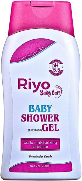 Riyo Herbs Baby Shower Gel With Green Tea & Vitamin E For Baby Soft & Sensitive Skin