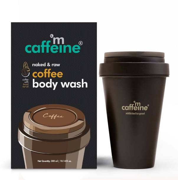 mCaffeine Coffee D Tan Body Wash with Vitamin E for Deep Cleansing and Glowing Skin