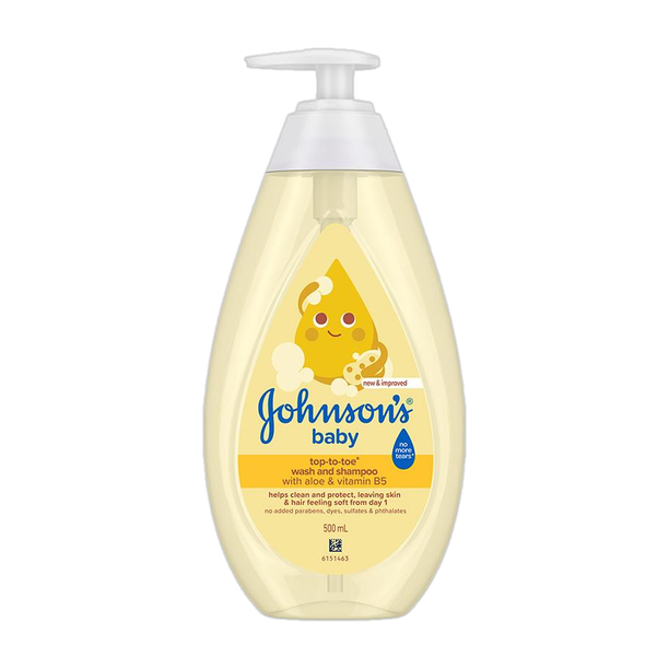 JOHNSON'S Baby Top-to-Toe Bath| No tears formula| Gentle wash| pH balanced