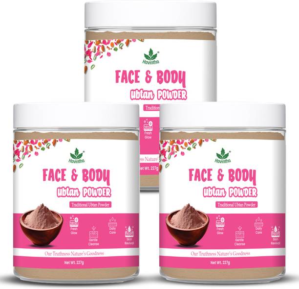 Havintha Natural Face and Body Wash Powder for All Skin Types