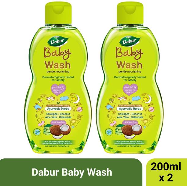 Dabur Baby Wash: Gentle Nourishing Baby Wash with No Harmful Chemicals