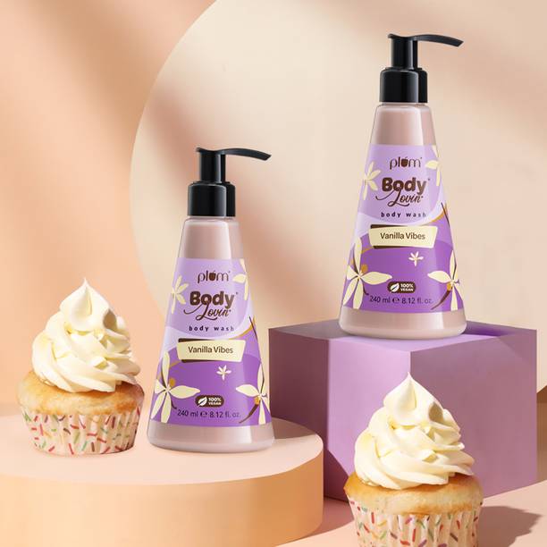 Plum BodyLovin' Vanilla Vibes Body Wash | Warm Vanilla | SLS-Free | Creamy Texture