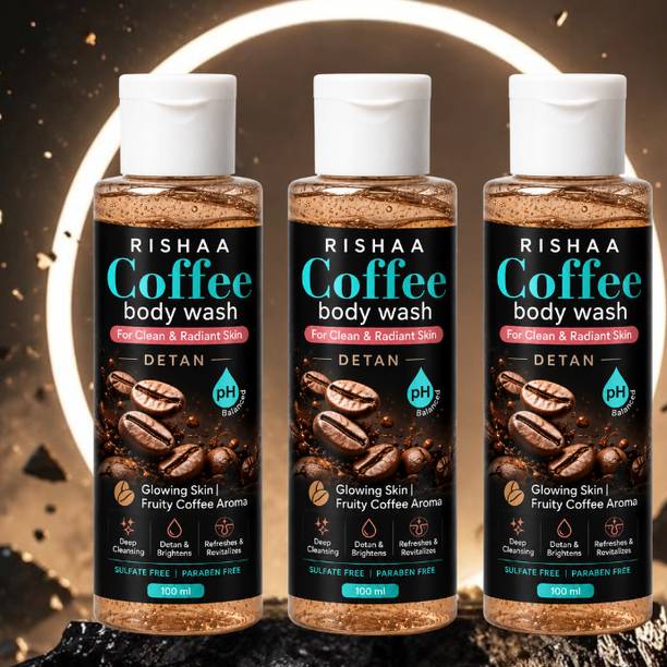 Rishaa Coffee Detox Glow Boost Body Wash