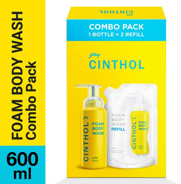 CINTHOL Lime Foam Body Wash - |Combi Pack|