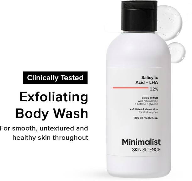 Minimalist 2% Salicylic Acid LHA Niacinamide Body Wash