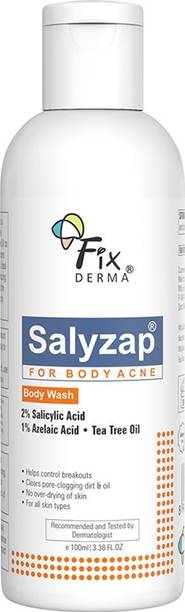 Fixderma 2% Salicylic Acid Salyzap Body Wash For Body Acne, Back, Shoulders, Arms Acne