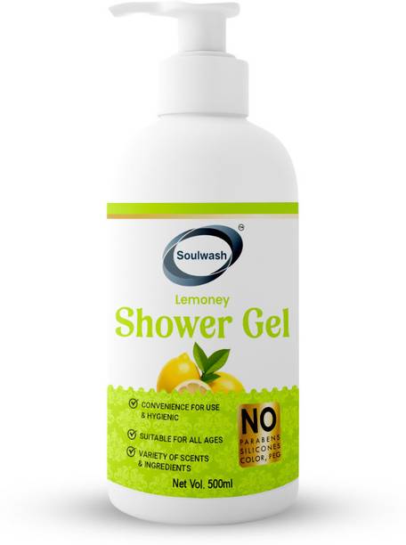 SOULWASH LEMONEY Shower Gel | Refreshing & Energizing the zesty aroma of lemon | 500ML.