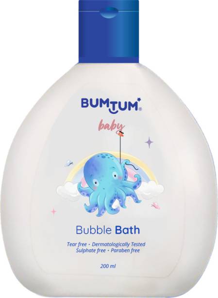 BUMTUM Baby Bubble Bath, No Tear, Paraben & Sulfate Free, Derma Tested