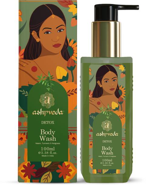 ashpveda Detox Body Wash (Neem, Turmeric & Nutgrass) | Deep Cleansing & Skin Purifying