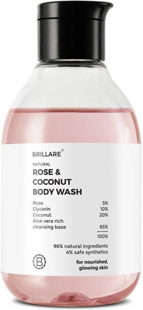 BRILLARE Rose & Coconut Body Wash - 200ml