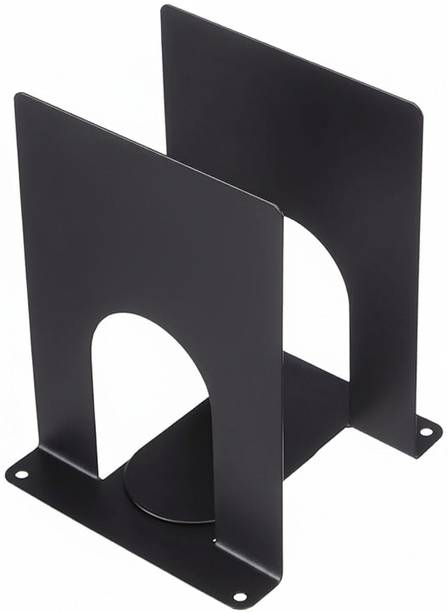 Allyson Fitness Bookends for Books,1 Pair Metal Book Holders for Office Shelves Adults & Kids Steel Book End