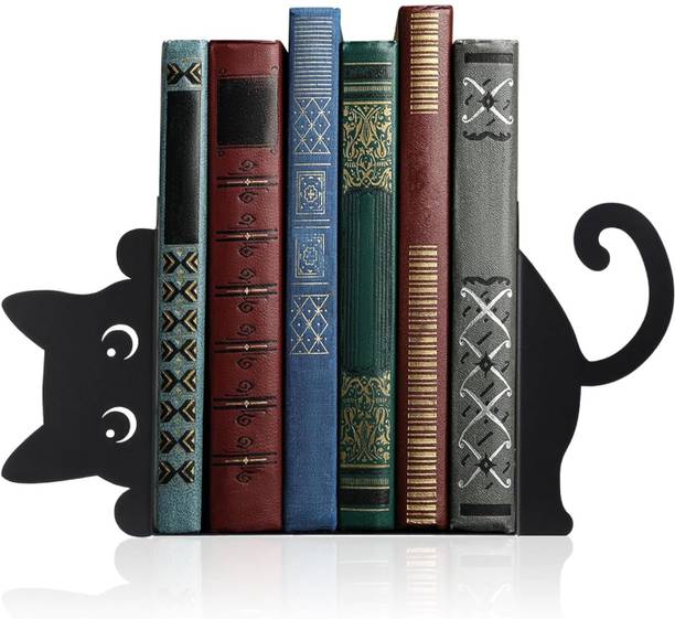 MetaWood cute cat Iron Book End