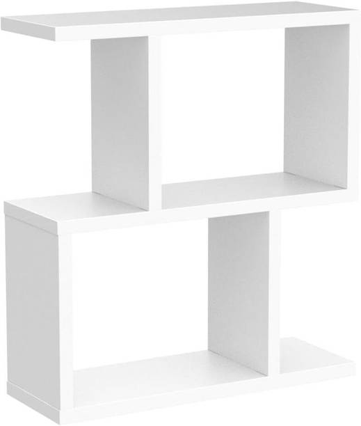 UniAart Uniaart ZL Side Table Engineered Wood Open Book Shelf
