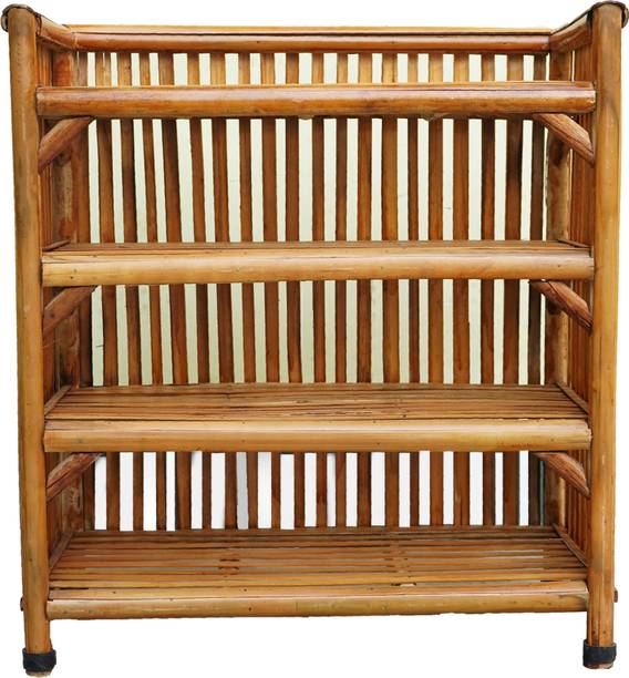 ZAANCREATION NC7 Bamboo Collapsible Shoe Stand
