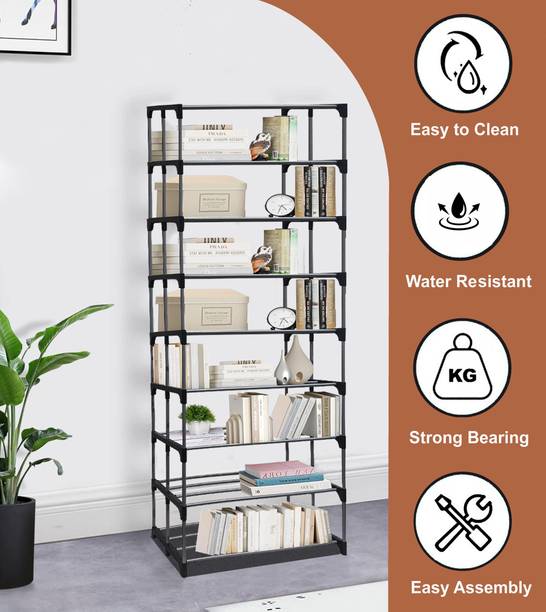 Rmerchants BOOKCASES Metal Open Book Shelf