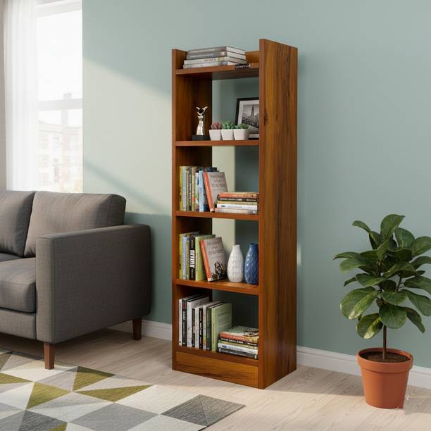 Urbanovia Open Book Shelf Multipurpose Storage Rack for Living Room, Bedroom and Office Engineered Wood Open Book Shelf