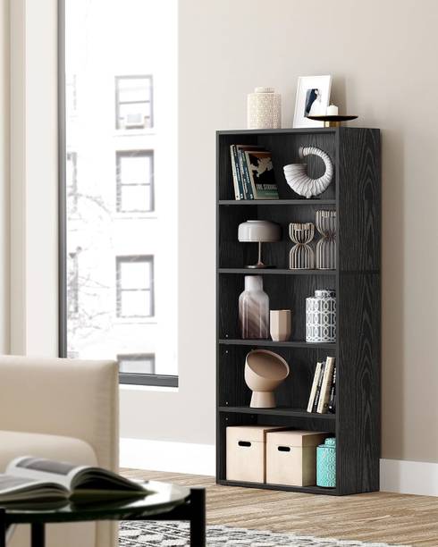 Oakcraft Engineered Wood Open Book Shelf