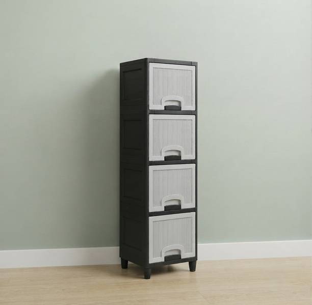 Surety for Safety Multi-Purpose Plastic Utility Storage Cabinet For Home Plastic Free Standing Cabinet