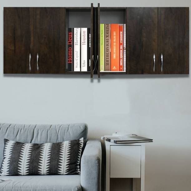 SPECIALITY PANELS 6 Doors Modular Wall Cabinet with Borer & Termites Free Assembly Engineered Wood Close Book Shelf
