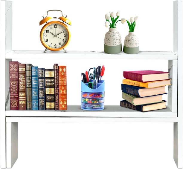 NE Furniture Calls_White Engineered Wood Open Book Shelf