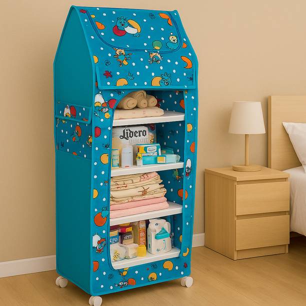 YouCopia Baby 1 Door 6 Shelf Open Plastic (Collapsible Wardrobe) PVC Collapsible Wardrobe