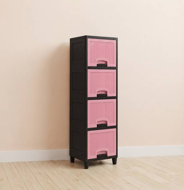 YASHODEEP PLASTIC Plastic Storage Cupboard for Modern Homes Plastic Free Standing Chest of Drawers
