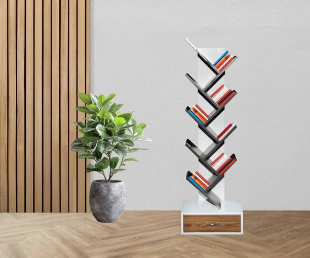 Woodmier SVFB01 Engineered Wood Open Book Shelf