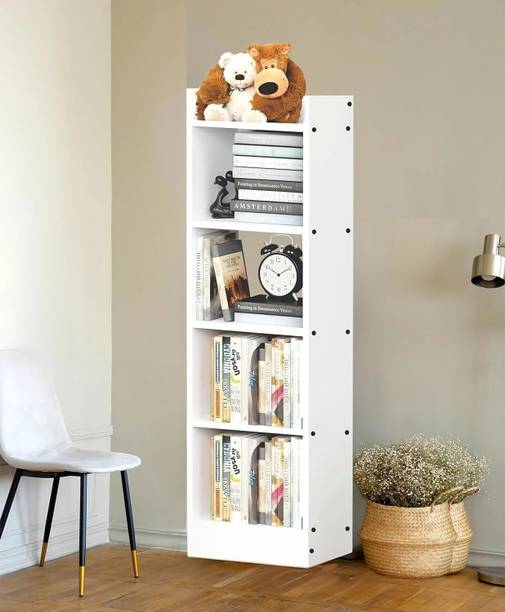 Enigmatic Woodworks Book Shelf for Home Library - 5-Tier Multipurpose Book Storage for living room Engineered Wood Open Book Shelf