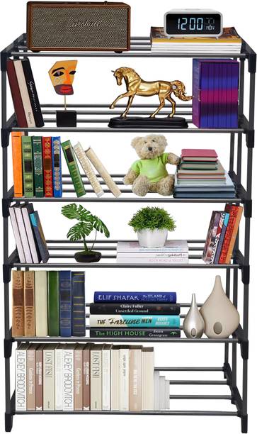 Philoshop Metal-Bookshelf Metal Open Book Shelf