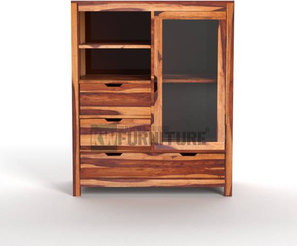 kingwood furniture Kingwood Furniture Bookcase With Drawer Storage Cabient for study room Solid Wood Semi-Open Book Shelf
