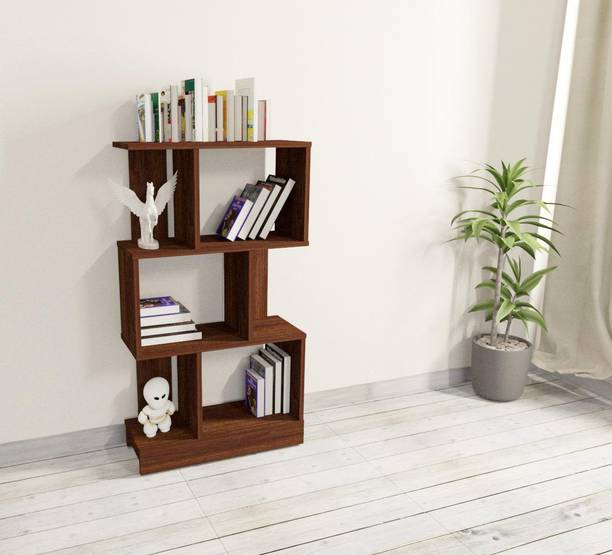 Holzberry Engineered Wood Open Book Shelf