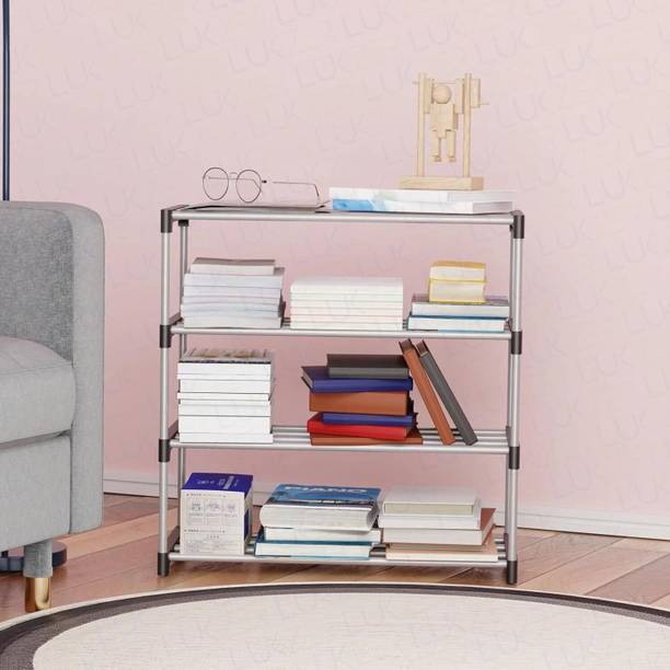 SRMAJI STORE Multipurposar Storage rack Plastic Open Book Shelf
