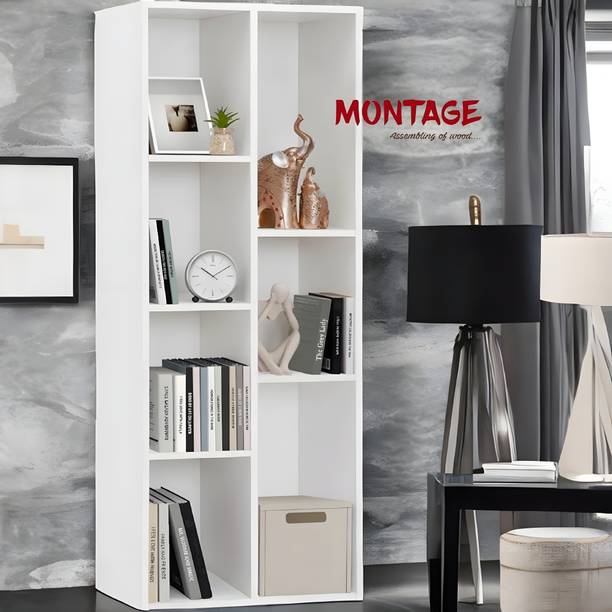 MONTAGE 1 Open Book Shef Rack Engineered Wood Open Book Shelf