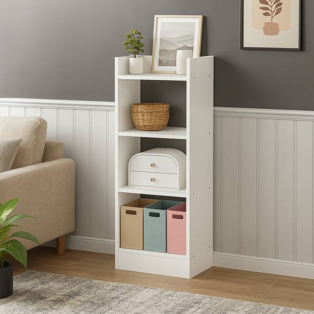furlay Engineered Wood Open Book Shelf