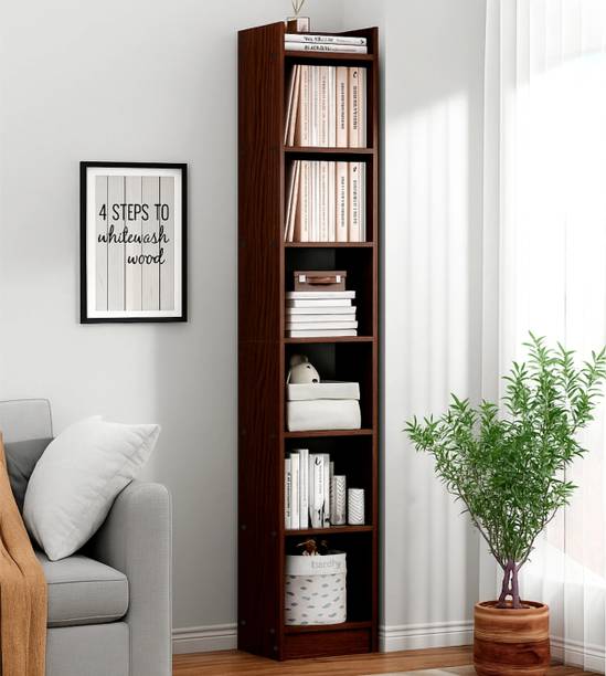 Enigmatic Woodworks 7-Tier Wooden Book Shelf for Kids, Study & Living Room Engineered Wood Open Book Shelf