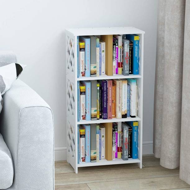 SS ARTS Multi Purpose Storage Rack Organizer Engineered Wood Open Book Shelf