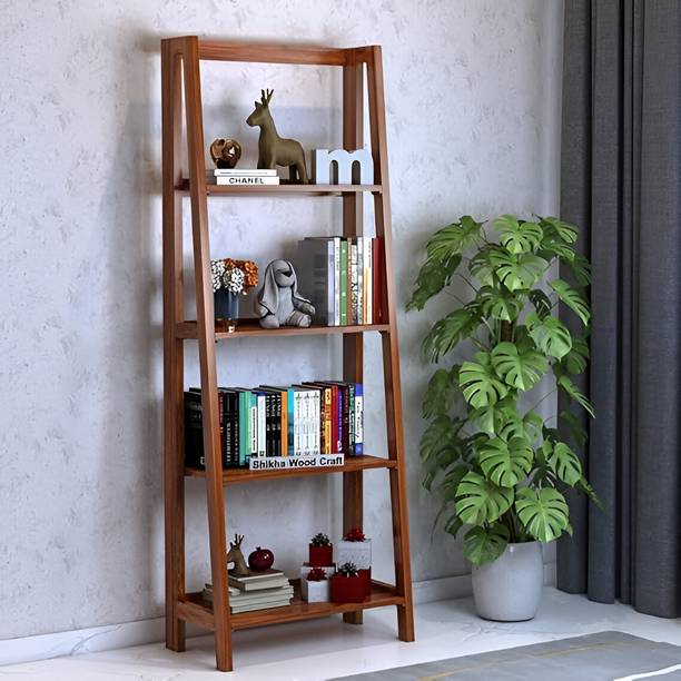 PFUN Solid Wood Open Book Shelf