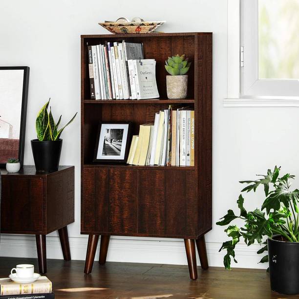 Oakcraft Engineered Wood Open Book Shelf